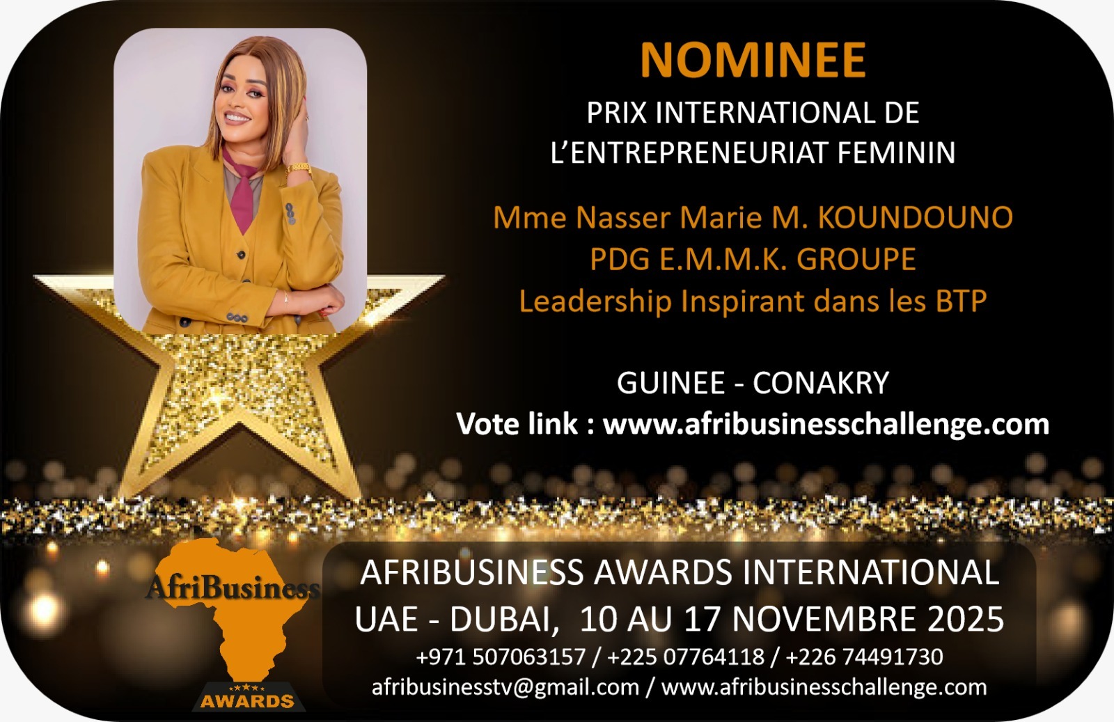 Mme. NASSER MARIE M. KOUNDOUNO